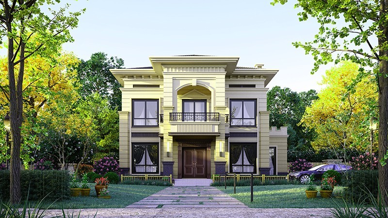 漯河中式合院住宅，开放庭院与邻里乡亲更亲近